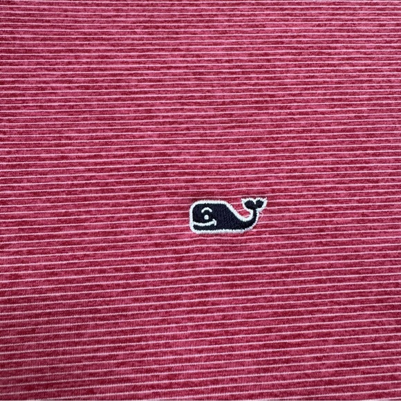 Vineyard Vines Men’s On the Go Sankaty Polo Short Sleeve salmon/red size Medium - Picture 6 of 7